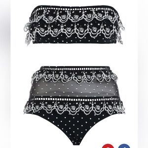 Zimmerman Black and White Polka Dot Bikini Set